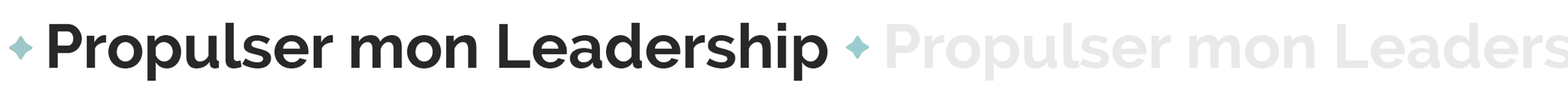Propulser mon Leadership